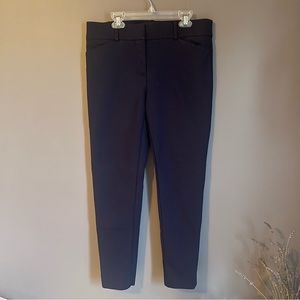 Loft Marisa Skinny Pants Size 4 Navy Blue